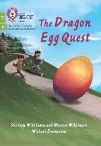 Book Cover for The Dragon Egg Quest by Shareen Wilkinson, Marcus Wilkinson