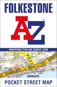 Book Cover for Folkestone A-Z Pocket Street Map by AZ Maps