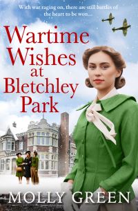 Book Cover for Wartime Wishes at Bletchley Park by Molly Green