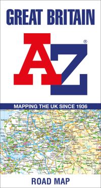 Book Cover for Great Britain A-Z Road Map by AZ maps