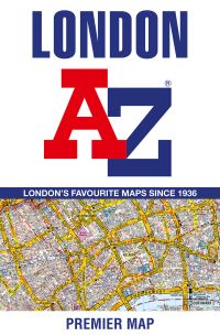 Book Cover for London A-Z Premier Map by AZ Maps