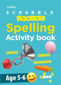Book Cover for SCRABBLE™ Junior Spelling Activity Book Age 5-6 by Collins Scrabble