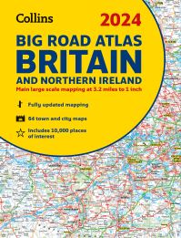 Book Cover for 2024 Collins Big Road Atlas Britain and Northern Ireland by 