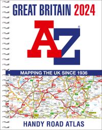 Book Cover for Great Britain A-Z Handy Road Atlas 2024 by AûZ maps