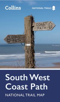 Book Cover for South West Coast Path National Trail Map by Collins Maps