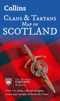 Book Cover for Collins Scotland Clans and Tartans Map by Collins Maps
