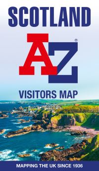 Book Cover for Scotland A-Z Visitors Map by AZ Maps
