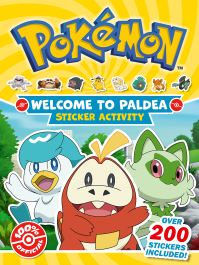 Book Cover for Pokémon Welcome to Paldea Epic Sticker by Pokémon