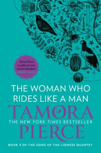 Book Cover for The Woman Who Rides Like a Man by Tamora Pierce