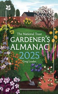 Book Cover for The Gardener's Almanac 2025 by Greg Loades, National Trust Great Britain