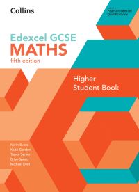 Book Cover for Edexcel GCSE Maths Higher. Student Book by Kevin Evans, Keith Gordon, Trevor Senior, Brian Speed, Michael Kent