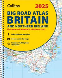 Book Cover for 2025 Collins Big Road Atlas Britain and Northern Ireland by 