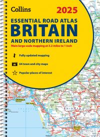 Book Cover for 2025 Collins Essential Road Atlas Britain and Northern Ireland by 