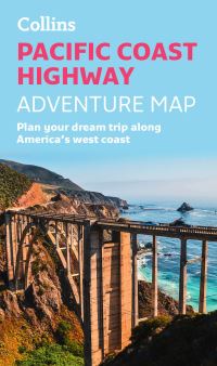 Book Cover for Pacific Coast Highway Adventure Map by Collins Maps