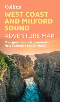 Book Cover for West Coast and Milford Sound Adventure Map by Collins Maps