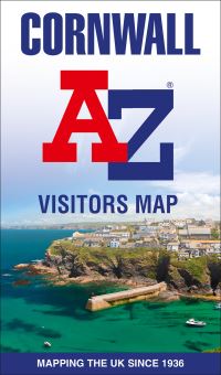 Book Cover for Cornwall A-Z Visitors Map by AZ Maps