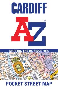 Book Cover for Cardiff A-Z Pocket Street Map by AZ Maps