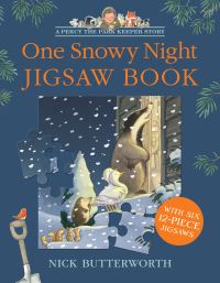 Book Cover for One Snowy Night Jigsaw Book by Nick Butterworth