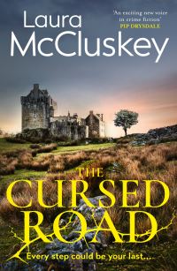 Book Cover for The Cursed Road by Laura McCluskey