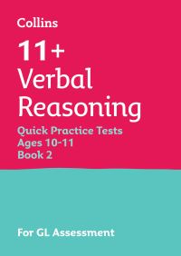 Book Cover for 11+ Verbal Reasoning Quick Practice Tests Age 10-11 (Year 6) Book 2 by Collins 11+