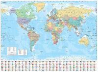 Book Cover for Collins World Wall Paper Map by Collins Maps