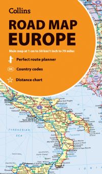 Book Cover for Collins Road Map of Europe by Collins Maps