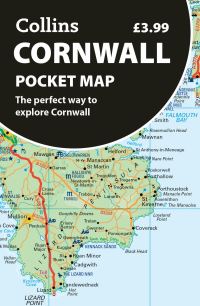 Book Cover for Cornwall Pocket Map by Collins Maps
