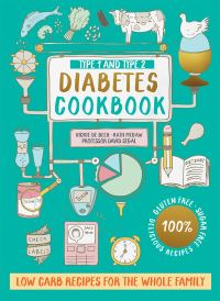 Book Cover for Type 1 and Type 2 Diabetes Cookbook by Vickie De Beer, Katherine Megaw, David Segal