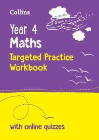 Book Cover for Year 4 Maths Targeted Practice Workbook by Collins KS2