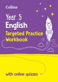Book Cover for Year 5 English Targeted Practice Workbook by Collins KS2