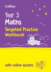 Book Cover for Year 5 Maths Targeted Practice Workbook by Collins KS2