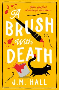 Book Cover for A Brush With Death by JM Hall
