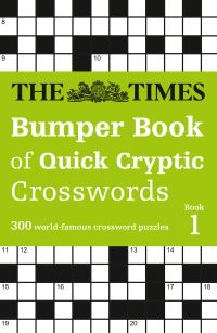 Book Cover for The Times Bumper Book of Quick Cryptic Crosswords Book 1 by The Times Mind Games