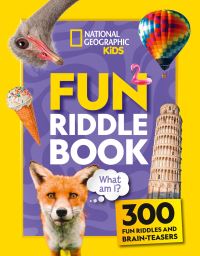 Book Cover for Fun Riddle Book by National Geographic Kids