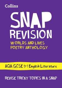 Book Cover for Worlds and Lives Poetry Cluster AQA GCSE 9-1 English Literature Revision Guide by Collins GCSE