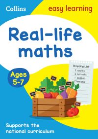 Book Cover for Real-Life Maths Activity Book Ages 5-7 by Collins Easy Learning