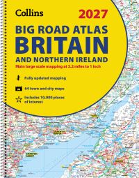 Book Cover for Collins Big Road Atlas Britain and Northern Ireland 2027 (A3 Spiral) by Collins Maps