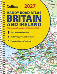 Book Cover for Collins Handy Road Atlas Britain and Ireland 2027 (A5 Spiral) by Collins Maps