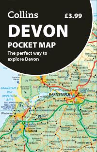 Book Cover for Devon Pocket Map by Collins Maps