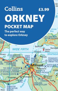 Book Cover for Orkney Pocket Map by Collins Maps