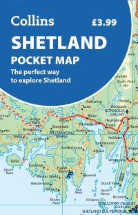 Book Cover for Shetland Pocket Map by Collins Maps