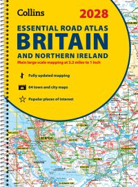 Book Cover for 2028 Collins Essential Road Atlas Britain and Northern Ireland by Collins Maps