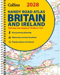 Book Cover for 2028 Collins Handy Road Atlas Britain and Ireland by Collins Maps