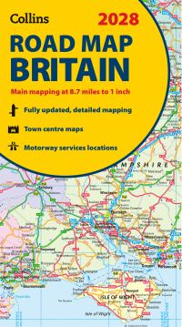 Book Cover for 2028 Collins Road Map of Britain by Collins Maps