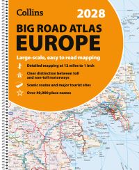 Book Cover for 2028 Collins Big Road Atlas Europe by Collins Maps