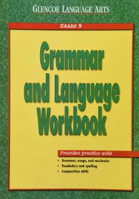 Book Cover for Glencoe Language Arts, Grade 9, Grammar and Language Workbook by NA McGraw Hill