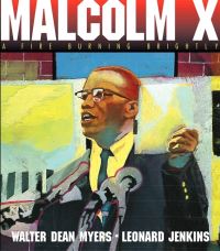 Book Cover for Malcolm X by Walter Dean Myers, Leonard Jenkins
