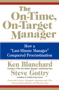 Book Cover for The On-Time, On-Target Manager by Kenneth H Blanchard, Steven R Gottry