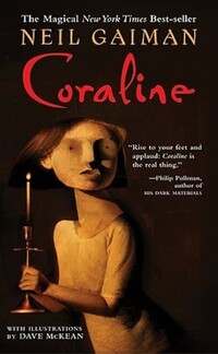 Book Cover for Coraline by Neil Gaiman