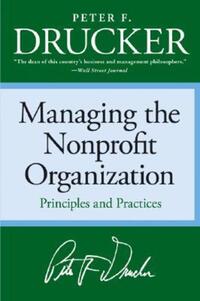 Book Cover for Managing the Non-Profit Organization by Peter F Drucker